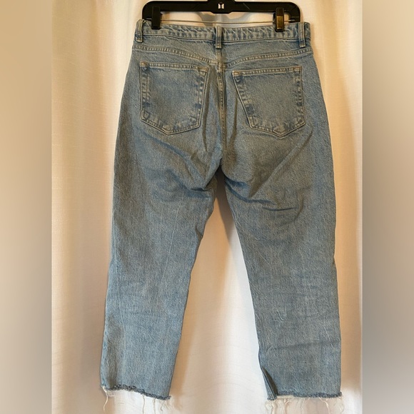 Topshop Raw Hem Crop Straight Jeans (Petite) - Picture 7 of 12